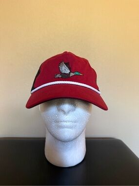 Drake Mallard Baseball Cap with White Rope Accent